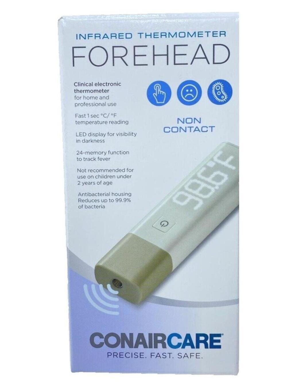 Conair Care Infrared Forehead Thermometer, Digital Temperature Monitor,Brand New
